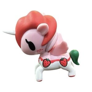 Tokidoki Unicorno Series 4 Ruby Vinyl Figure Pink Strawberry No Box